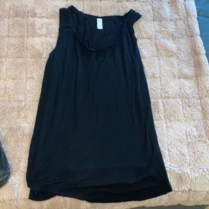 Old Navy Luxe Tank Top in Black Size Large